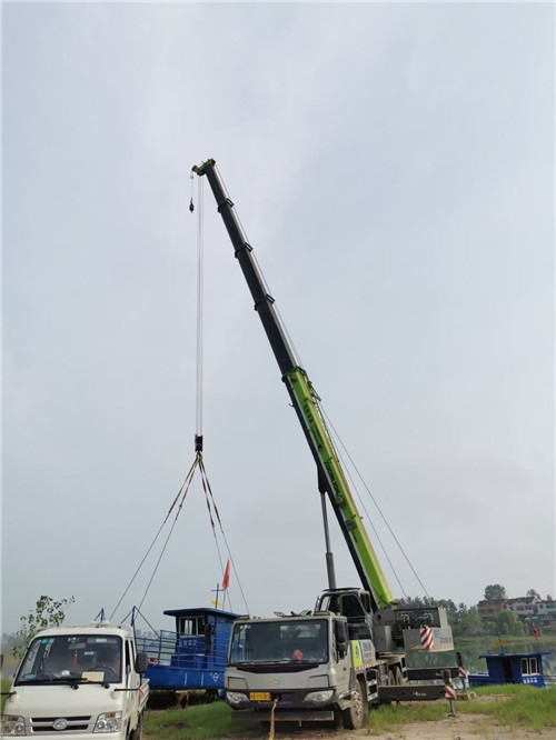 珠海市桥梁建设吊装案例